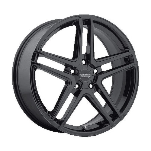 Aluminum Rim AR907 16X7In Gloss Black Finish, AR90767012340