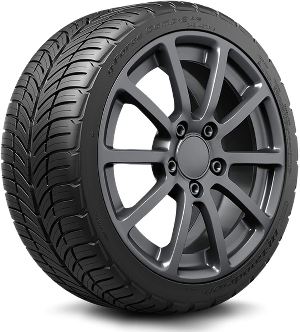 G-Force Comp-2 A/S plus All-Season Radial Car Tire for Ultra-High Performance, 215/45ZR18/XL 93W